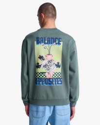 3 Antonia Figueiredo Twin Tulips - Sweatshirt f&uuml;r M&auml;nner Gr&uuml;n EVYSF00147 RVCA