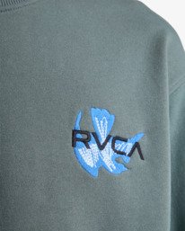 5 Antonia Figueiredo Twin Tulips - Sweatshirt f&uuml;r M&auml;nner Gr&uuml;n EVYSF00147 RVCA