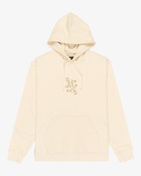 0 The Foolie - Felpa con cappuccio da Uomo White EVYSF00148 RVCA