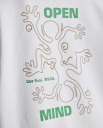 8 The Foolie - Felpa con cappuccio da Uomo White EVYSF00148 RVCA