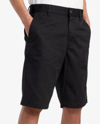 4 Americana - Relaxed Fit Shorts für Männer Schwarz EVYWS03001 RVCA