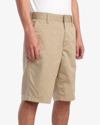 4 Americana - Relaxed Fit Shorts for Men Green EVYWS03001 RVCA