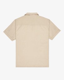 1 Antonia Figueiredo Elements - Short Sleeve Shirt for Men Grey EVYWT03002 RVCA