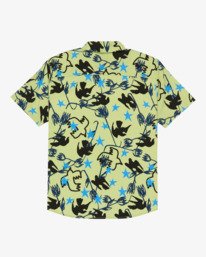 1 Antonia Figueiredo Dive In - Short Sleeve Shirt for Men Green EVYWT03003 RVCA