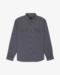 0 Hugues Micro Check Blue EVYWT03008 RVCA