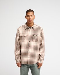 2 Hugues Micro Check Oranssi EVYWT03008 RVCA