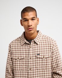 6 Hugues Micro Check Oranssi EVYWT03008 RVCA