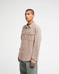 5 Hugues Micro Check Oranssi EVYWT03008 RVCA