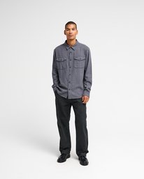 5 Hugues Micro Check Blue EVYWT03008 RVCA
