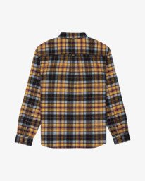 1 Hugues Heavy Flannel Orange EVYWT03009 RVCA