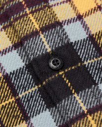 7 Hugues Heavy Flannel Orange EVYWT03009 RVCA