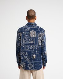 3 Dalas Patchwork Bleu EVYWT03012 RVCA