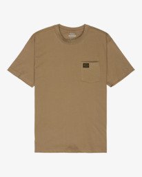 1 Americana Pocket - Short Sleeve T-Shirt for Men Beige EVYZT00127 RVCA