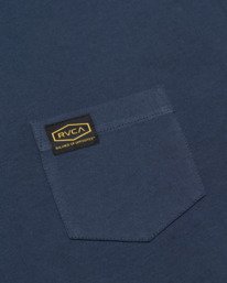 2 Americana Pocket - Short Sleeve T-Shirt for Men Blue EVYZT00127 RVCA