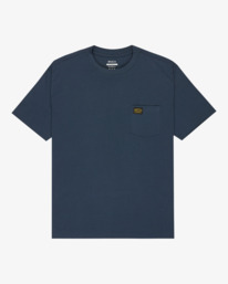 0 Americana Pocket - Short Sleeve T-Shirt for Men Blue EVYZT00127 RVCA