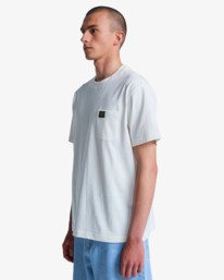 4 Americana Pocket - T-shirt de manga curta para Homem Branco EVYZT00127 RVCA