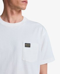 5 Americana Pocket - T-shirt de manga curta para Homem Branco EVYZT00127 RVCA