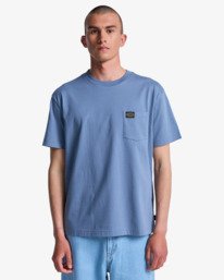2 Americana Pocket - Maglietta a maniche corte da Uomo Blue EVYZT00127 RVCA