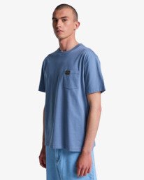 4 Americana Pocket - Maglietta a maniche corte da Uomo Blue EVYZT00127 RVCA