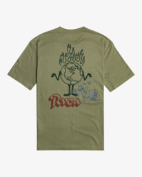 1 Scorched - T-Shirt für Männer Grün EVYZT00139 RVCA