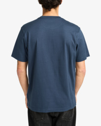 3 Big RVCA - Short Sleeve T-Shirt for Men Blue EVYZT00157 RVCA