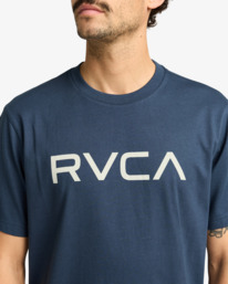 4 Big RVCA - Short Sleeve T-Shirt for Men Blue EVYZT00157 RVCA