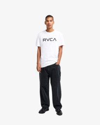2 Big RVCA - Maglietta a maniche corte da Uomo White EVYZT00157 RVCA