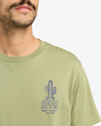 4 Deth Valley - Short Sleeves T-Shirt for Men Green EVYZT00236 RVCA