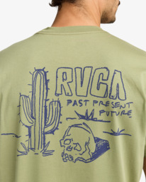 5 Deth Valley - Short Sleeves T-Shirt for Men Green EVYZT00236 RVCA