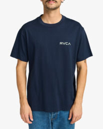 2 Prmtvo Light Dose - T-shirt à manches courtes pour Homme Bleu EVYZT00239 RVCA