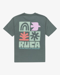 1 Mosaic - Short Sleeves T-Shirt for Men Green EVYZT00242 RVCA