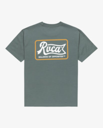 1 RVCA Logo - Short Sleeves T-Shirt for Men Green EVYZT00244 RVCA