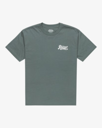 0 RVCA Logo - Short Sleeves T-Shirt for Men Green EVYZT00244 RVCA