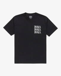 0 Iron On - Maglietta a maniche corte da Uomo Black EVYZT00245 RVCA