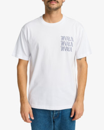 2 Iron On - Short Sleeves T-Shirt for Men White EVYZT00245 RVCA