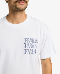 4 Iron On - Short Sleeves T-Shirt for Men White EVYZT00245 RVCA