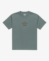 0 RVCA United - Maglietta a maniche corte da Uomo Green EVYZT00248 RVCA