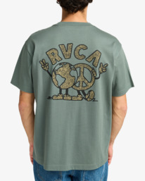 3 RVCA United - Short Sleeves T-Shirt for Men Green EVYZT00248 RVCA