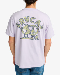 3 RVCA United - Maglietta a maniche corte da Uomo Purple EVYZT00248 RVCA