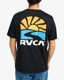 3 Sun Phase - Short Sleeves T-Shirt for Men Black EVYZT00249 RVCA