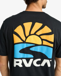 5 Sun Phase - Camiseta de manga corta para Hombre Negro EVYZT00249 RVCA