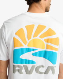 5 Sun Phase - Short Sleeves T-Shirt for Men White EVYZT00249 RVCA