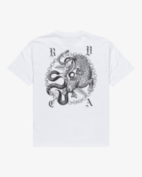 1 Benj Battle - Short Sleeves T-Shirt for Men White EVYZT00254 RVCA