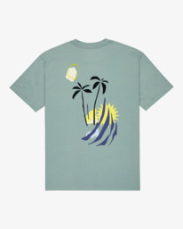 1 Superblast - T-shirt à manches courtes pour Homme Bleu EVYZT00257 RVCA