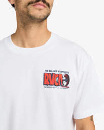 4 Balance Fink - Short Sleeve T-Shirt for Men White EVYZT00263 RVCA