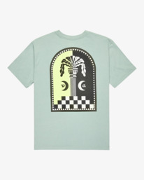 1 Column - T-shirt manches courtes sérigraphié pour Femme Gris EVYZT00267 RVCA