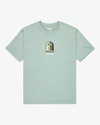 0 Column - T-shirt manches courtes sérigraphié pour Femme Gris EVYZT00267 RVCA