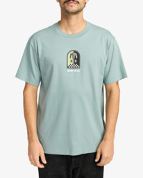 2 Column - T-shirt manches courtes sérigraphié pour Femme Gris EVYZT00267 RVCA