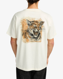 3 Hortonher - Maglietta serigrafata a maniche corte da Donna White EVYZT00269 RVCA