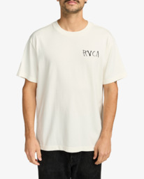 2 Hortonher - Maglietta serigrafata a maniche corte da Donna White EVYZT00269 RVCA